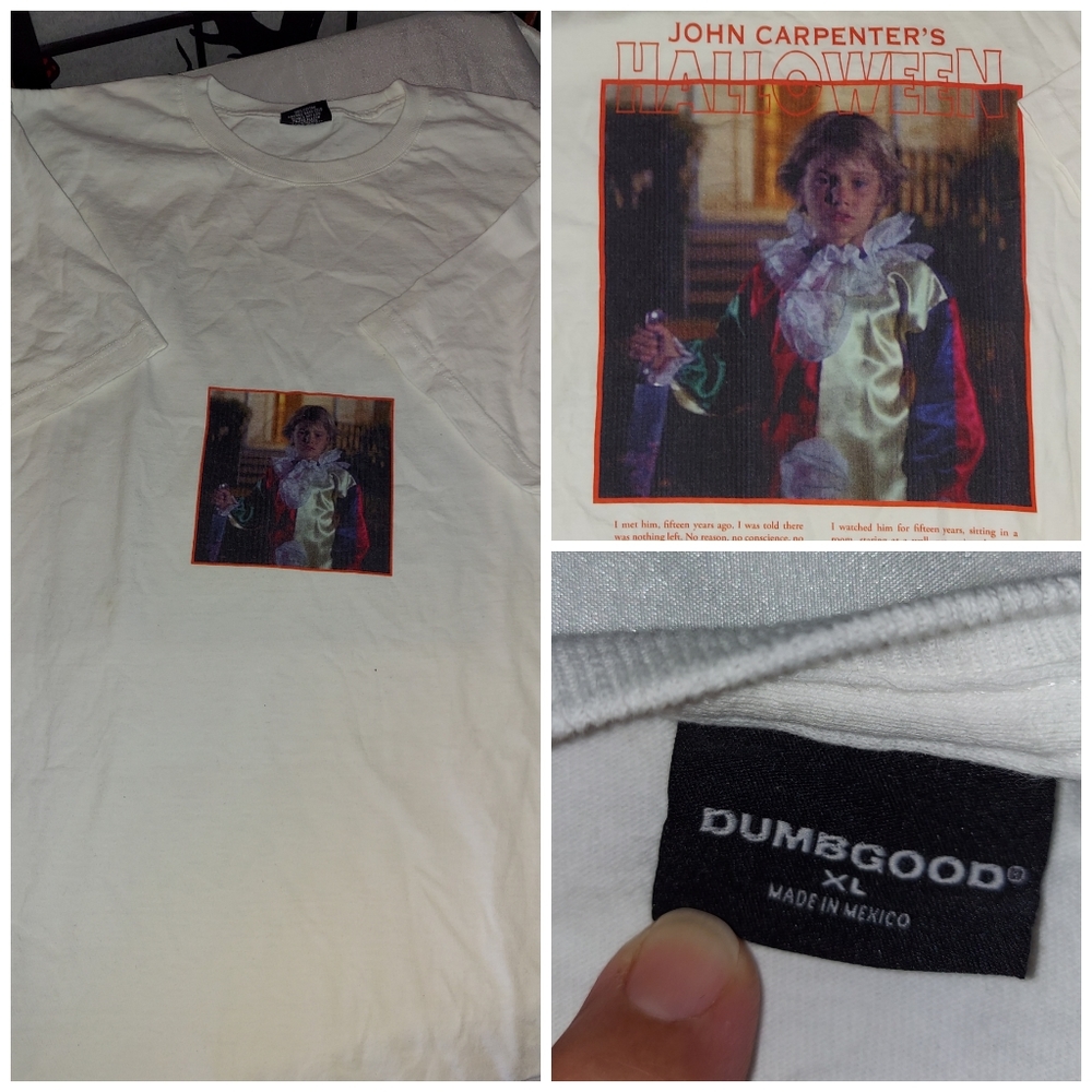 John carpenter's halloween size xlarge unisex